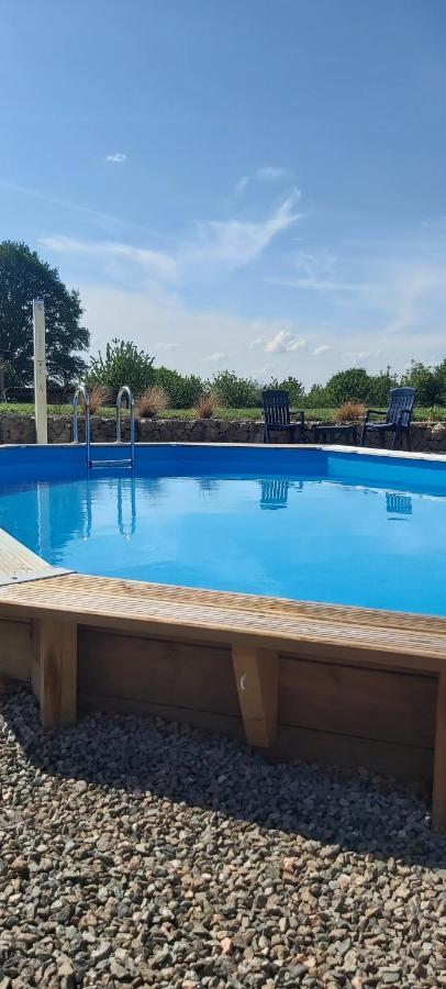 Sharecroppers Cottage With Swimming Pool Pagéas Esterno foto