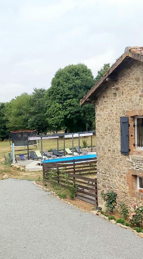 Sharecroppers Cottage With Swimming Pool Pagéas Esterno foto